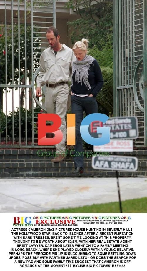 Cameron Diaz House Hunting in Beverly Hills