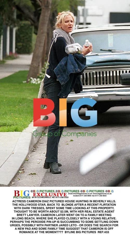 Cameron Diaz House Hunting in Beverly Hills