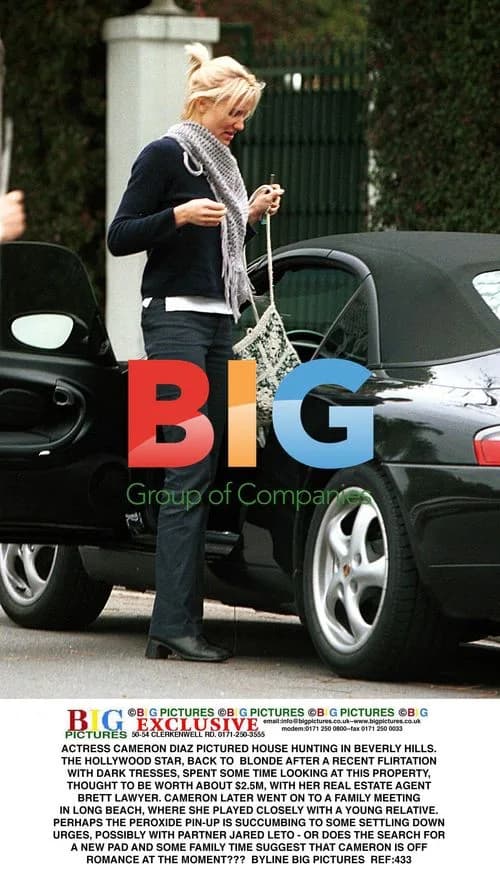 Cameron Diaz House Hunting in Beverly Hills
