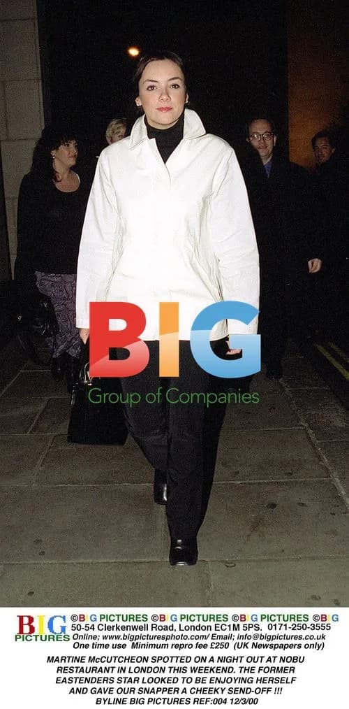 Martine McCutcheon Spotted at Nobu in London