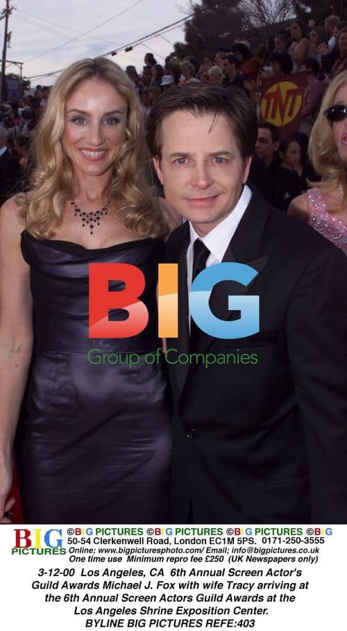 Michael J. Fox and wife Tracy at SAG Awards