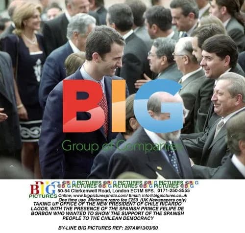 Ricardo Lagos Inauguration with Spanish Prince