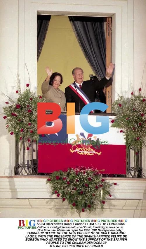 Incoming Chilean President Ricardo Lagos sworn in