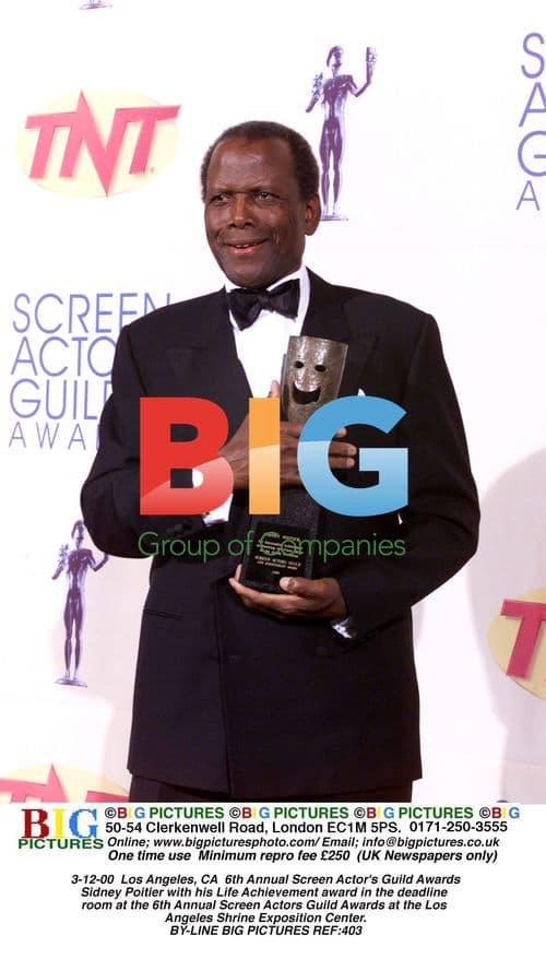 Sidney Poitier wins Life Achievement at SAG Awards