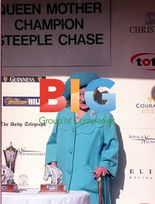 The Queen Mother at the Cheltenham Festival