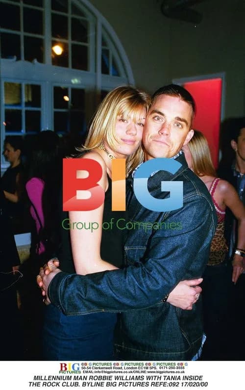 Robbie Williams and Tania at Rock Club