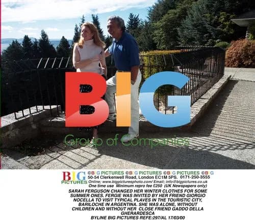 Fergie on Holiday in Bariloche, Argentina
