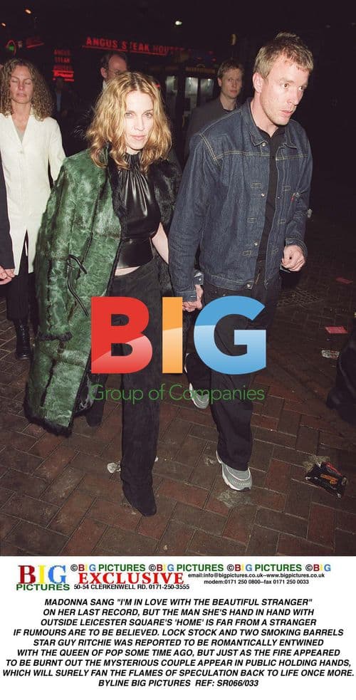 Madonna and Guy Ritchie Spotted Holding Hands