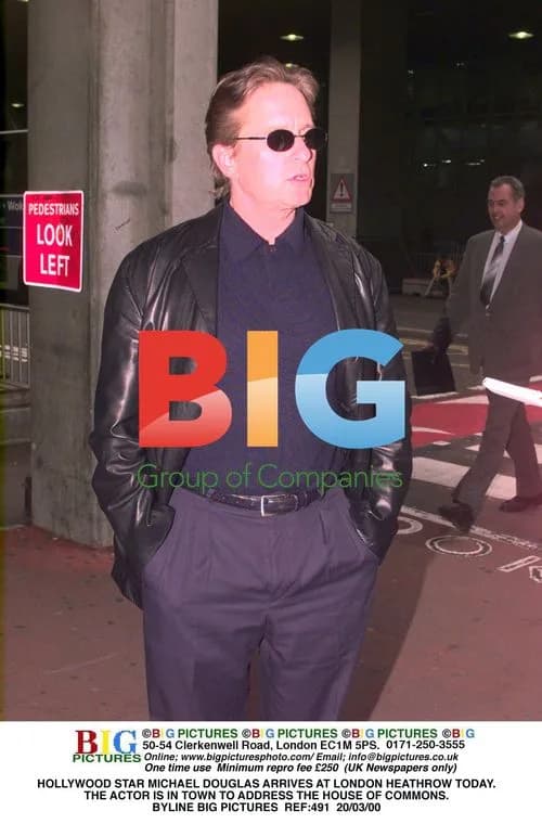 Michael Douglas Arrives in London