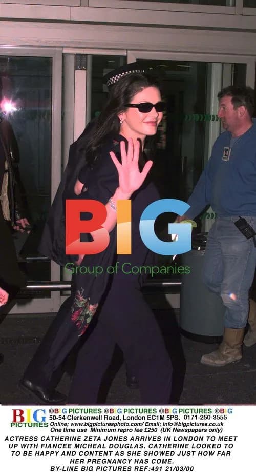 Catherine Zeta-Jones Arrives in London