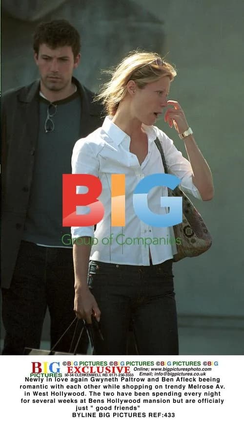 Gwyneth Paltrow and Ben Afleck shopping on Melrose