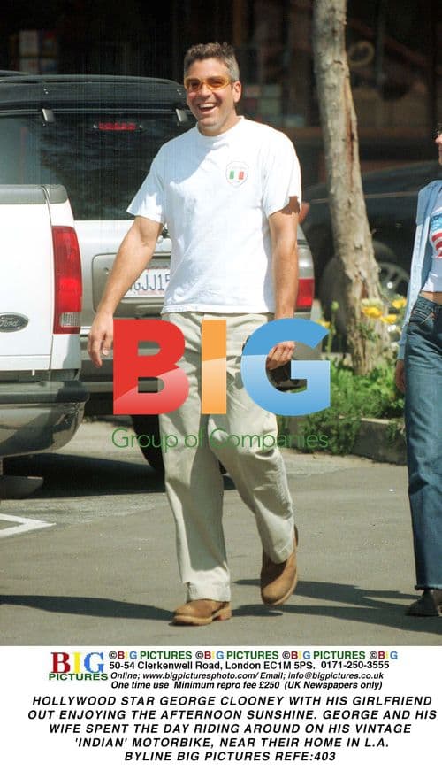 George Clooney Enjoys Day with Girlfriend