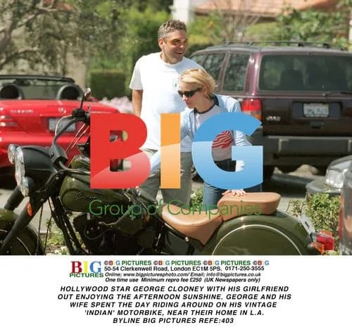 George Clooney Enjoys Afternoon Ride