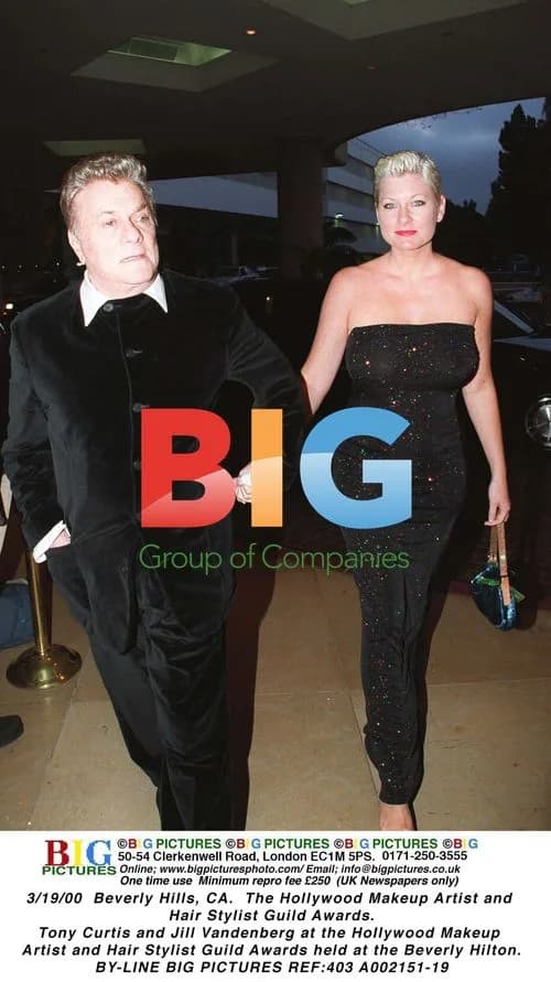 Tony Curtis and Jill Vandenberg at Makeup Artist Guild Awards