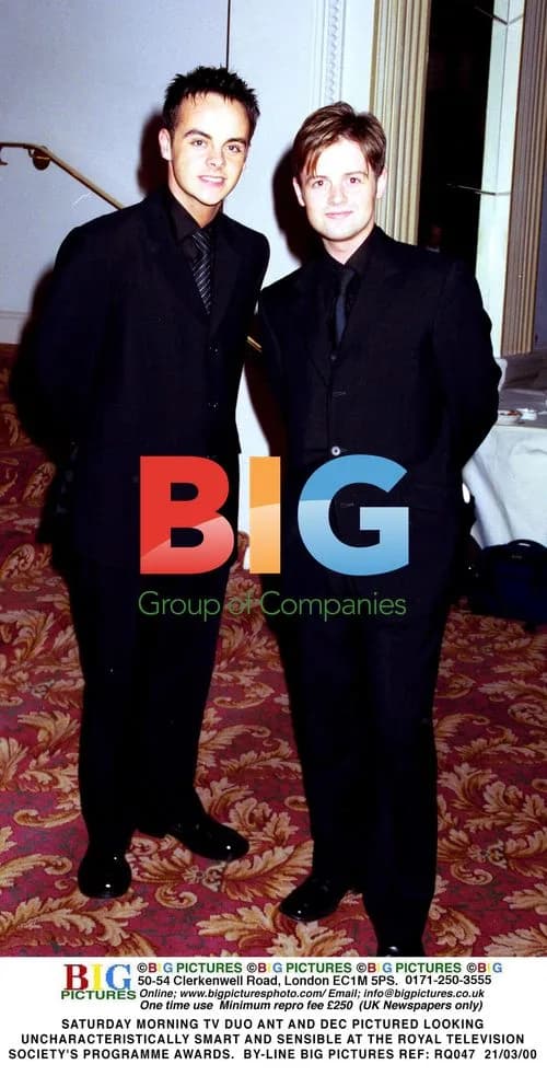 Ant and Dec at Royal Television Society Awards