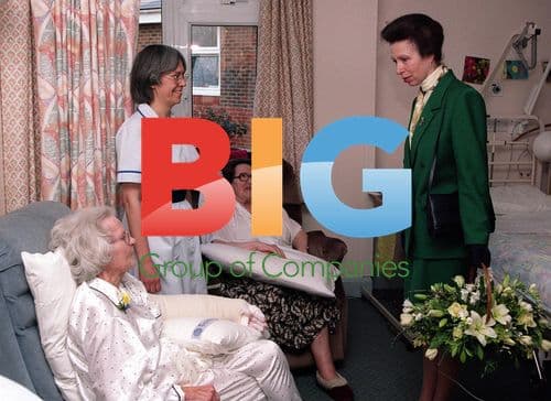 Princess Anne visits Weybridge Hospital