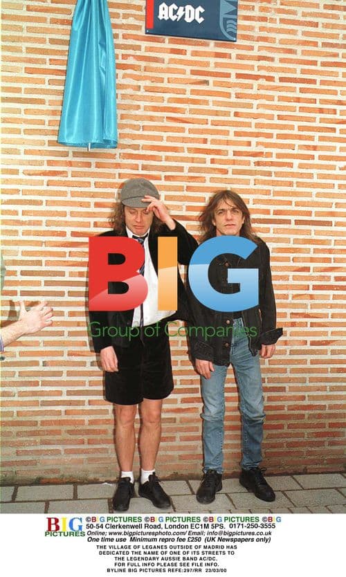 ACDC Street Naming in Leganes, Spain