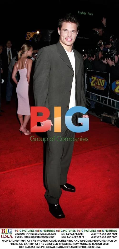 NICK LACHEY at "HERE ON EARTH" PREMIERE