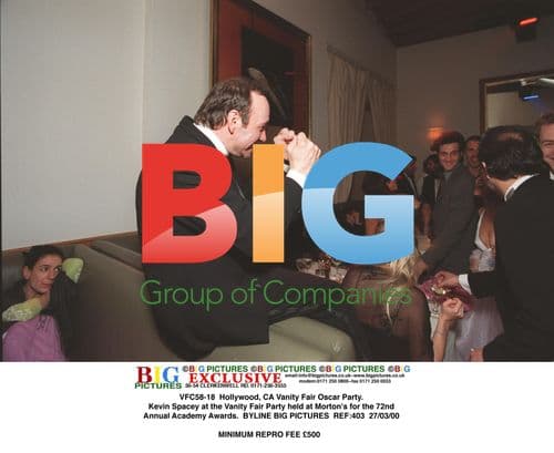 Kevin Spacey at Vanity Fair Oscar Party