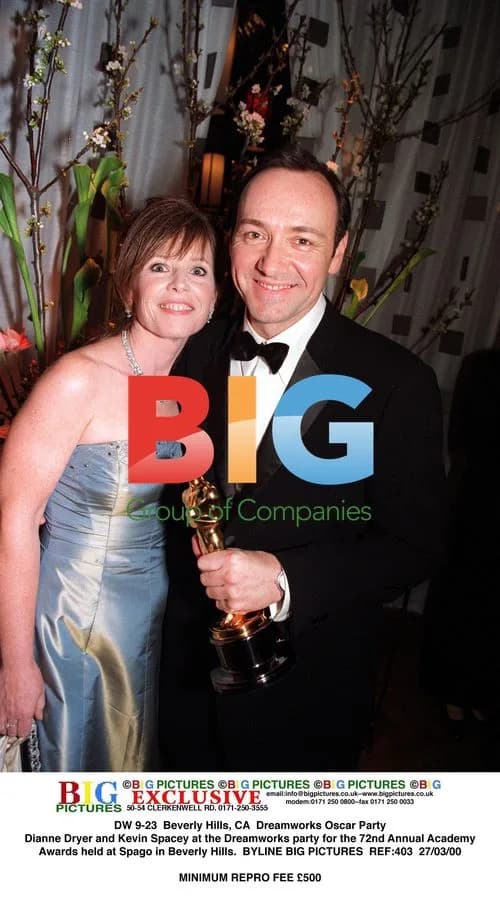 Dreamworks Oscar Party with Kevin Spacey and Dianne Dryer