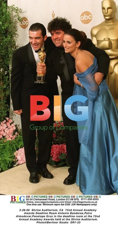 Antonio Banderas, Almodovar & Gruz at 72nd Oscars