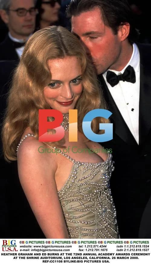 Heather Graham and Ed Burns at 72nd Academy Awards