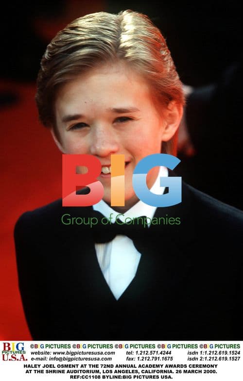 Haley Joel Osment at the 72nd Oscars