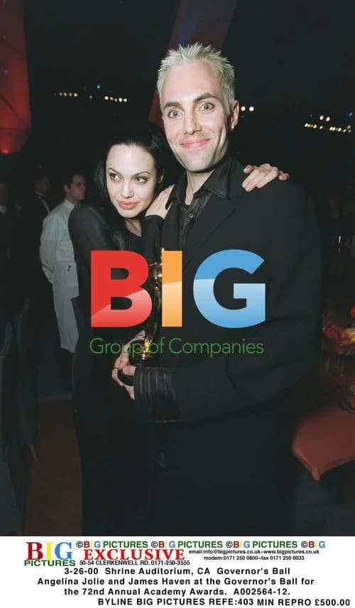 Angelina Jolie and James Haven at Governor's Ball
