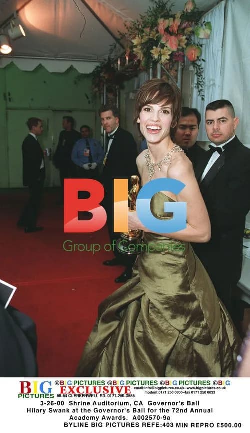 Hilary Swank at Governor's Ball, 72nd Oscars