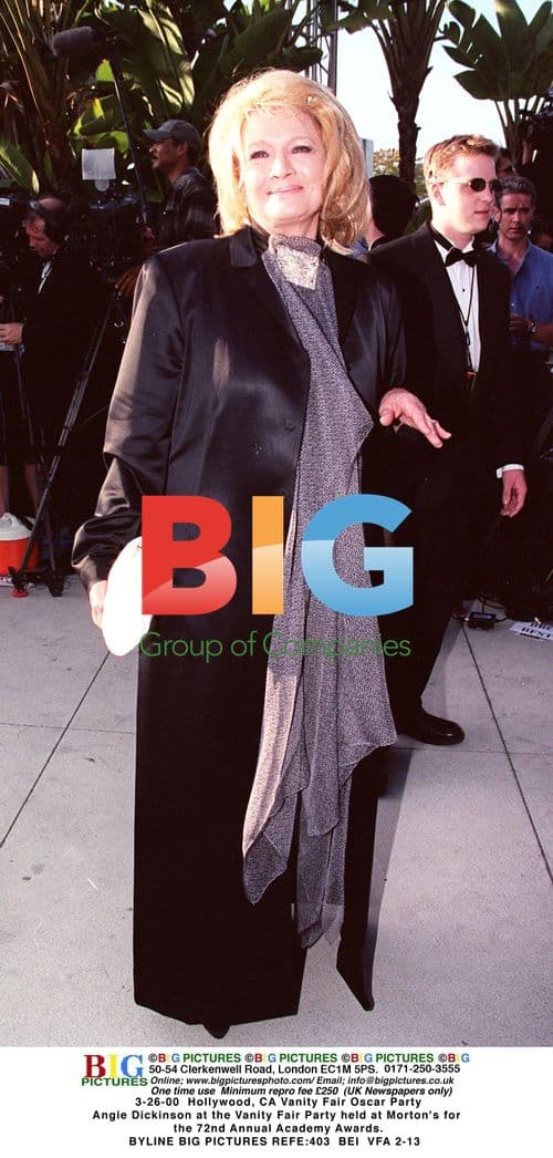 Angie Dickinson at 72nd Oscars Vanity Fair Party