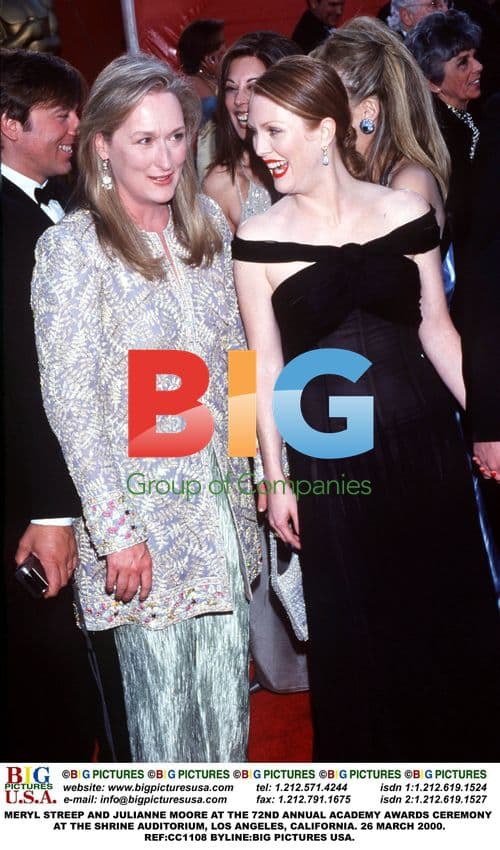 STREEP AND MOORE AT 72ND OSCARS
