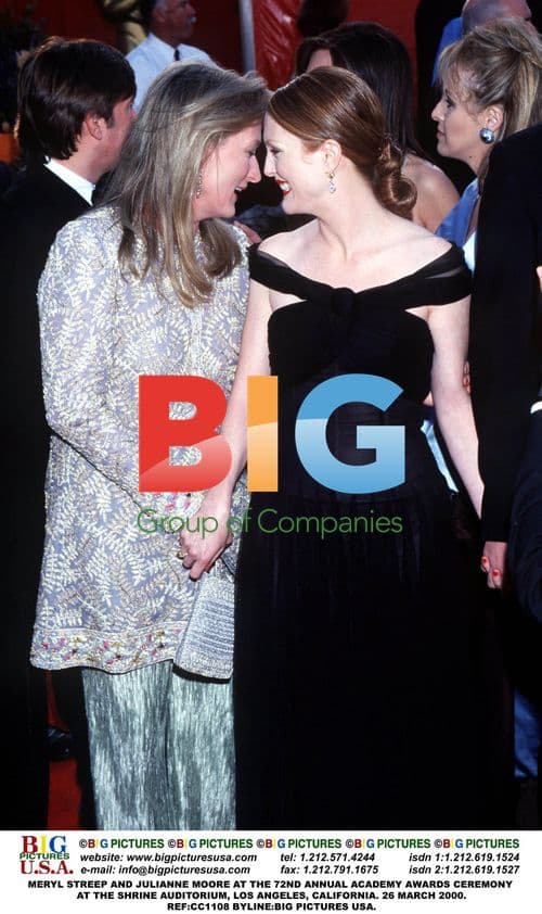 Streep and Moore at the 72nd Oscars