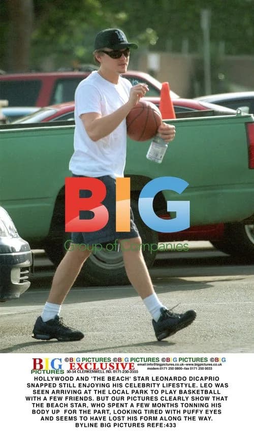 Leonardo DiCaprio Plays Basketball