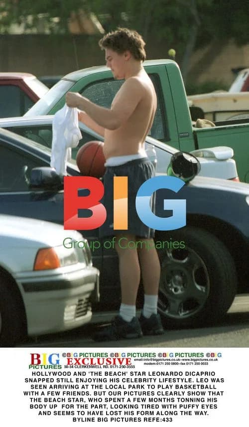 Leonardo DiCaprio Plays Basketball