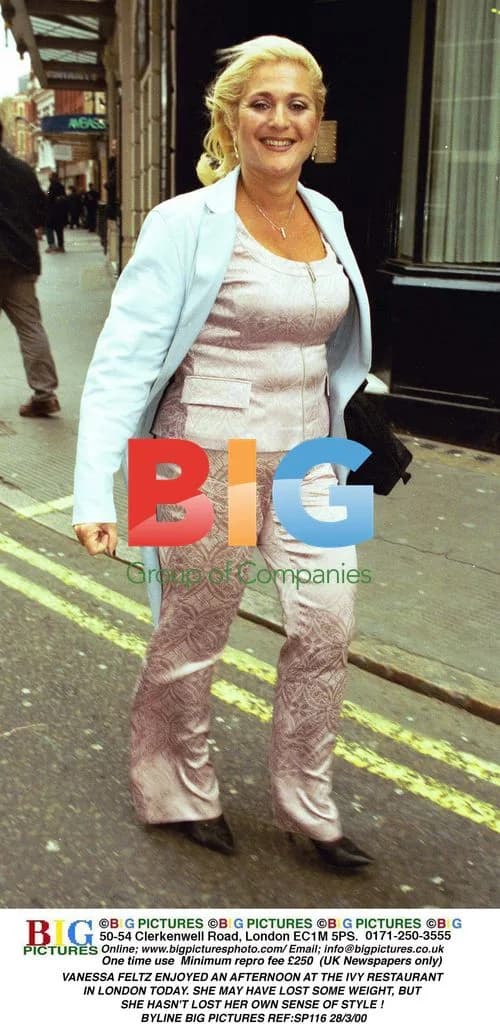 Vanessa Feltz at The Ivy Restaurant