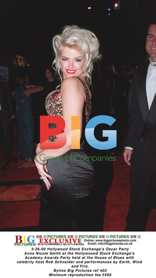 Anna Nicole Smith at Oscar Party