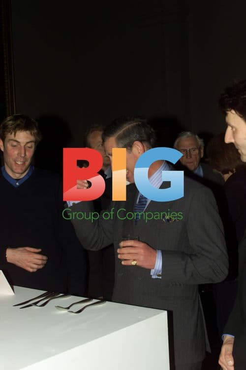 Prince Charles Tries Cutlery at V&A