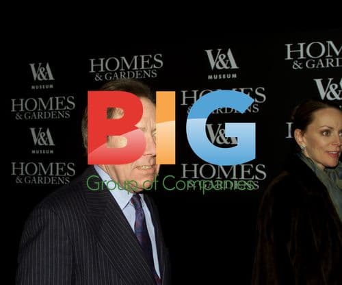 Lord Snowdon and partner at Homes & Gardens Awards