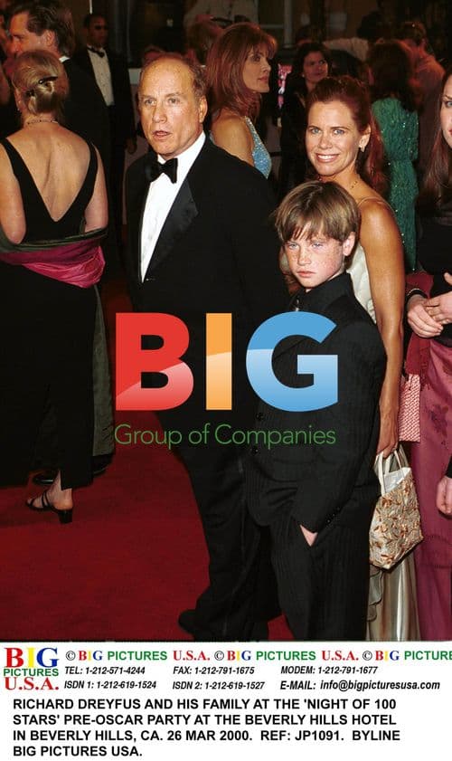 Richard Dreyfus and Family at 'Night of 100 Stars'