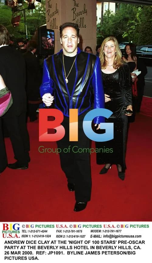 Andrew Dice Clay at pre-Oscar party