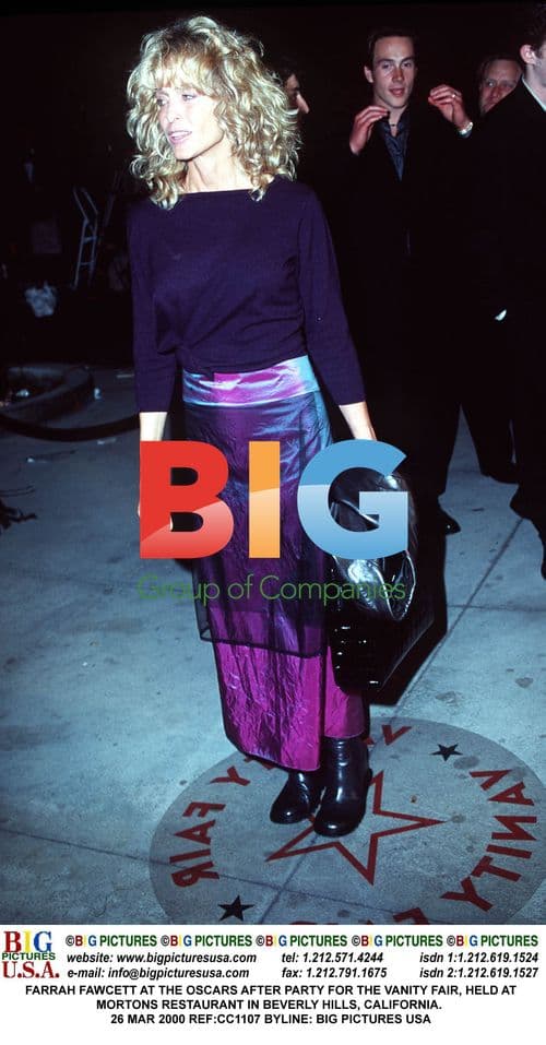 Farrah Fawcett at Vanity Fair Oscars Party