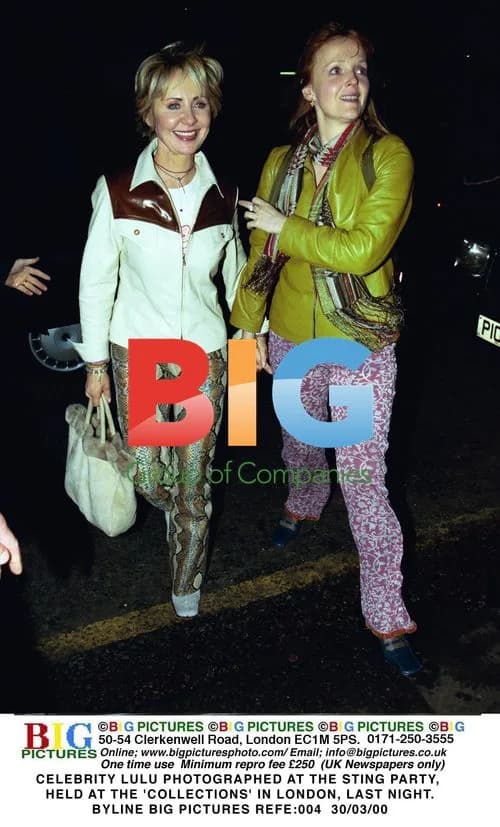 Lulu at Sting Party in London