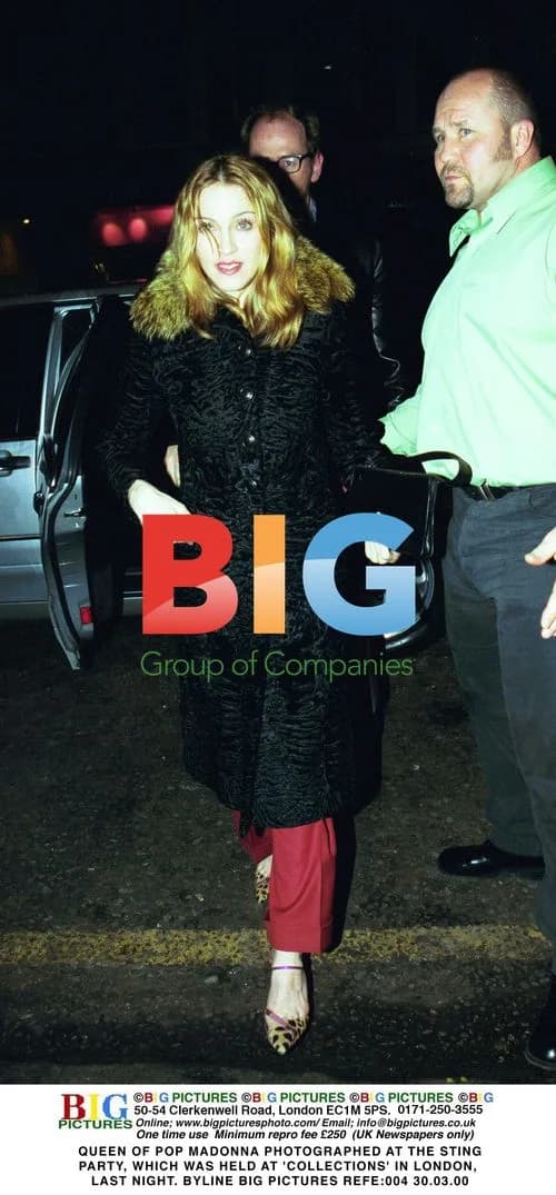 Madonna at Sting Party in London