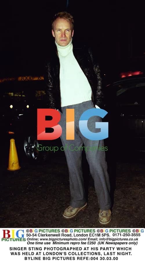 Sting at party in London's Collections