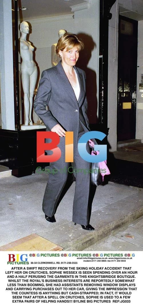 Countess Wessex Shopping in Knightsbridge