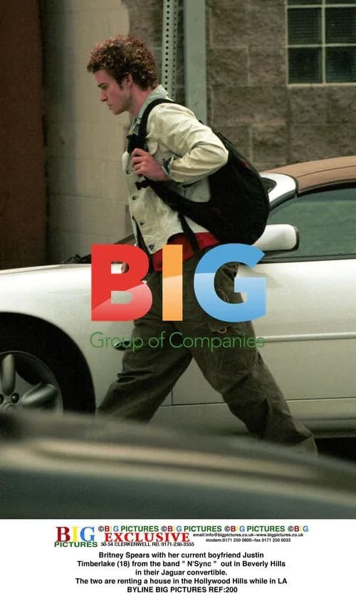 Britney Spears and Justin Timberlake in Beverly Hills