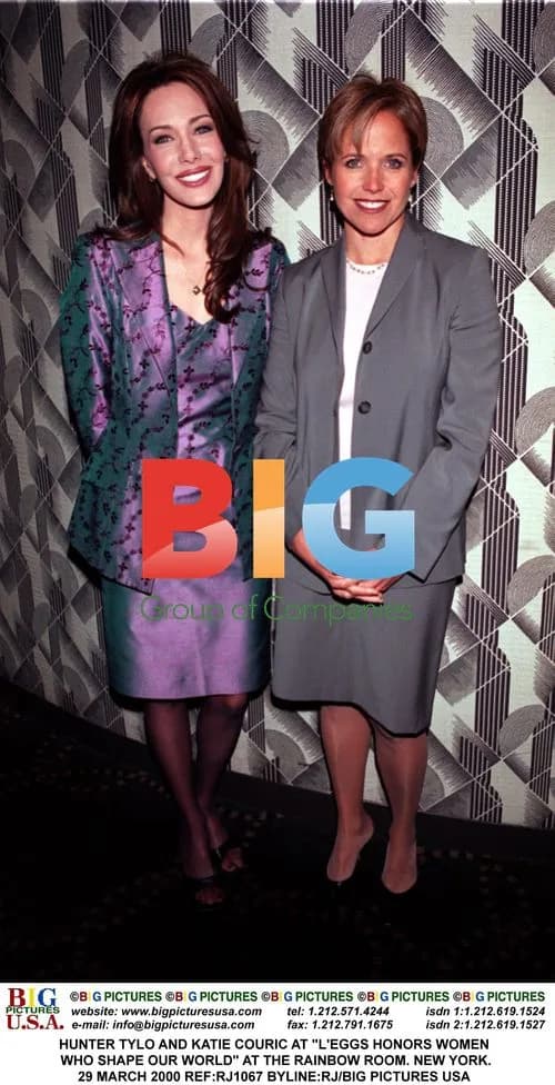 HUNTER TYLO AND KATIE COURIC AT L'EGGS EVENT