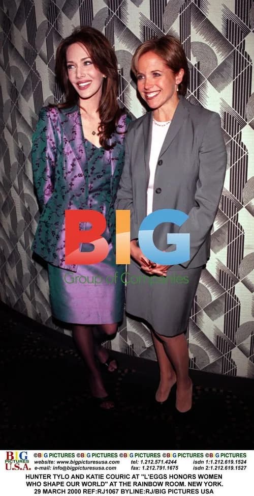 HUNTER TYLO AND KATIE COURIC AT L'EGGS EVENT