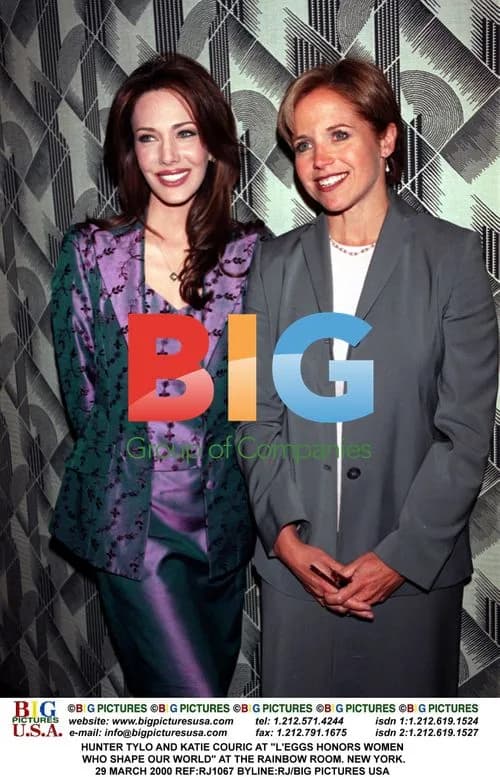 HUNTER TYLO AND KATIE COURIC AT L'EGGS EVENT