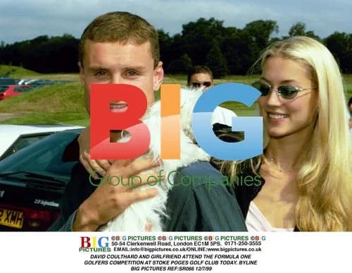 David Coulthard and Girlfriend at F1 Golf Event
